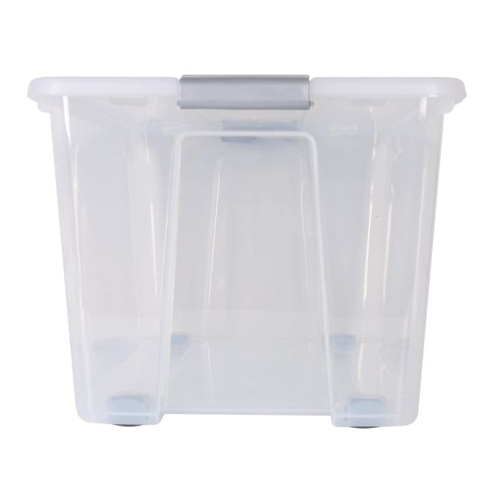 Dem Caja Almacenaje Kira con Tapa y Ruedas 52L - 57x40x32 cm 2 Dem Caja Almacenaje Kira con Tapa y Ruedas 52L - 57x40x32 cm 2