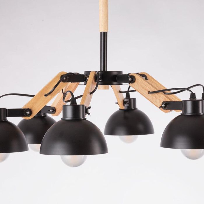 Lámpara Colgante Bratsk de Metal con Diseño Industrial Elegante, Ideal para Comedor, Dormitorio, Cocina y Oficina, Iluminación LED E27 SKD-P80014 1 Lámpara Colgante Bratsk de Metal con Diseño Industrial Elegante, Ideal para Comedor, Dormitorio, Cocina y Oficina, Iluminación LED E27 SKD-P80014 1
