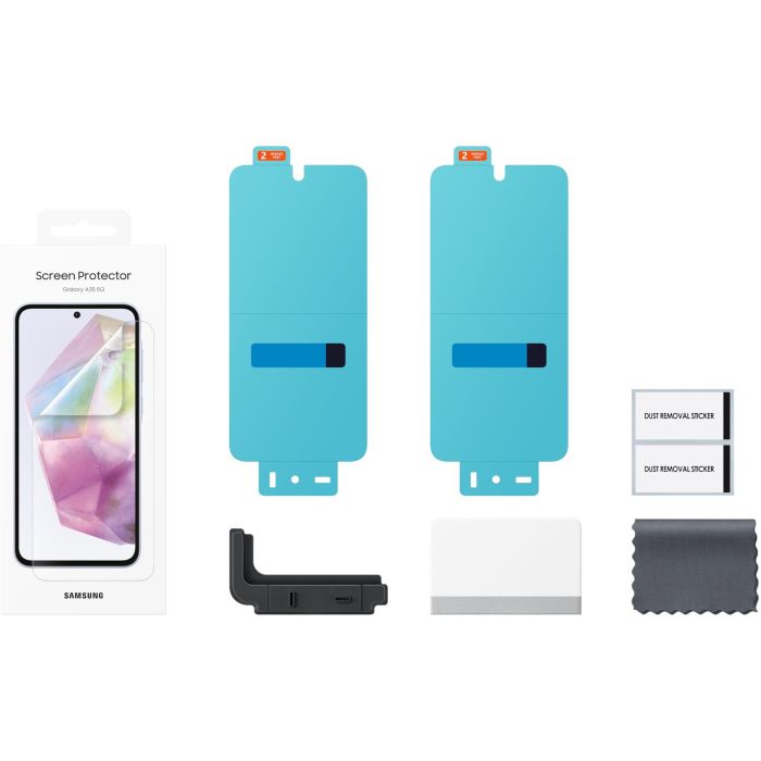 Samsung Protector de Pantalla Galaxy A35 5G Transparente – Protección contra caídas y rayones 1 Samsung Protector de Pantalla Galaxy A35 5G Transparente – Protección contra caídas y rayones 1