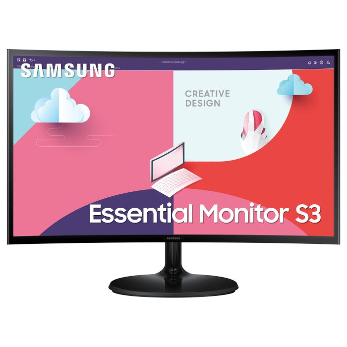 Samsung C27F364EAU Monitor Curvo Essential 27" Full HD 1920x1080 4ms 75Hz VA Negro 0 Samsung C27F364EAU Monitor Curvo Essential 27" Full HD 1920x1080 4ms 75Hz VA Negro 0