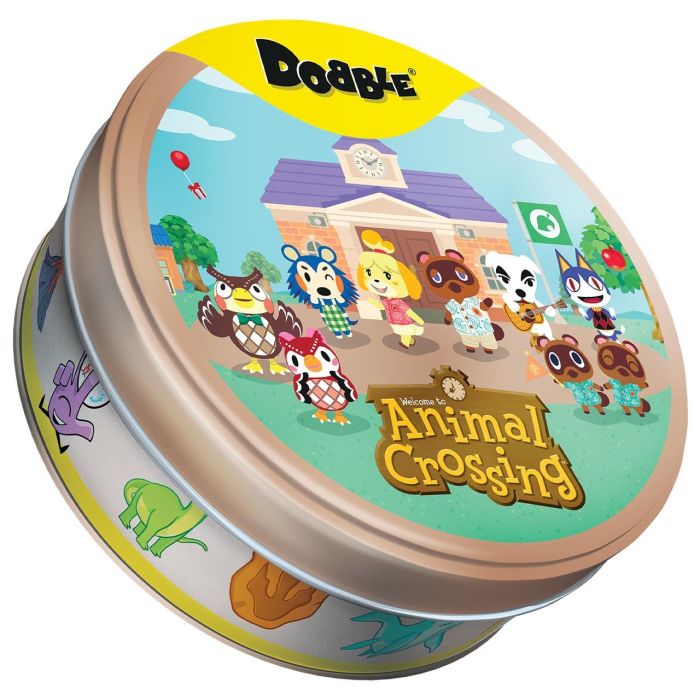 Zygomatic Dobble Animal Crossing Juego de Cartas de Observación y Velocidad, 55 Cartas, 2-8 Jugadores, +6 Años, Multi-Idioma