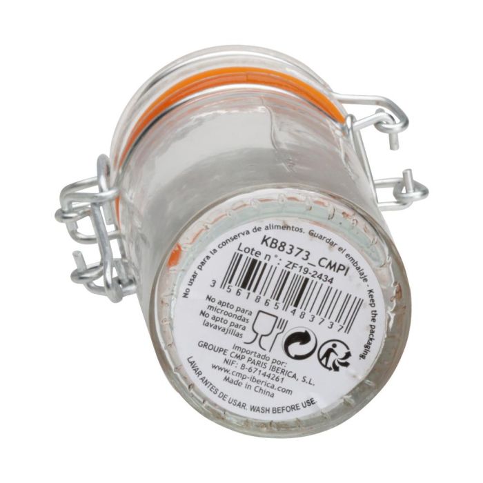 Cook Concept Bote Conserva Cristal Con Tapa 9 cm, Ideal Para Confituras Y Caramelos 1