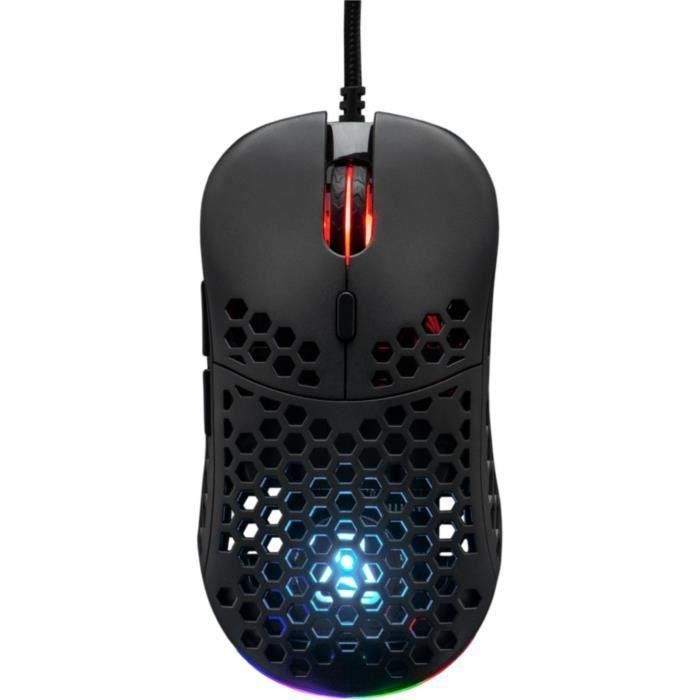 The G-Lab THE3760162051346 Ratón Gaming con Cable KULT-OXYGEN RGB 12800 DPI Negro