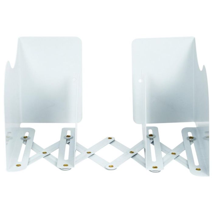 Home Deco Factory Sujetalibros Extensible Blanco Vallee Outlet 9-46 cm Práctico 2 Home Deco Factory Sujetalibros Extensible Blanco Vallee Outlet 9-46 cm Práctico 2