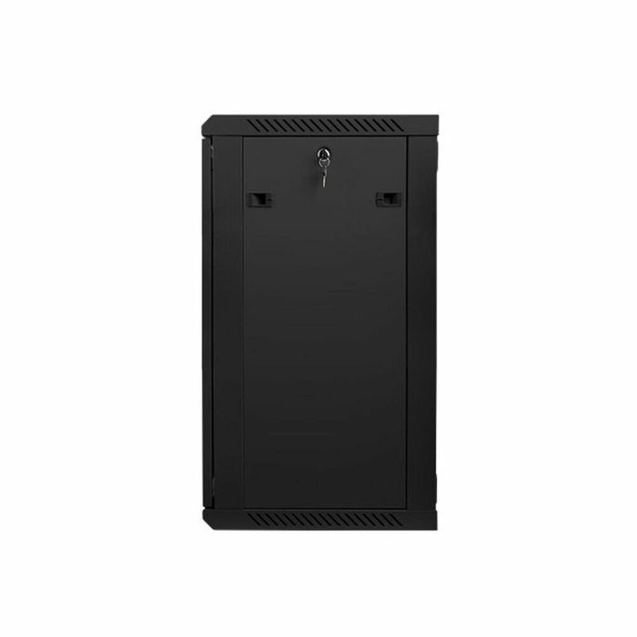 Lanberg WF01-6418-10B Armario Rack 18U 600x450x907 mm Montaje en Pared, Vidrio Templado, IP20, Carga Máx. 60kg 2 Lanberg WF01-6418-10B Armario Rack 18U 600x450x907 mm Montaje en Pared, Vidrio Templado, IP20, Carga Máx. 60kg 2