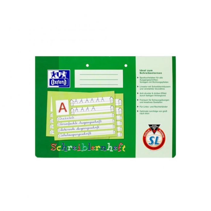 Oxford Cuaderno Oxford A4 Horizontal Verde 16 Hojas 80 g/m²