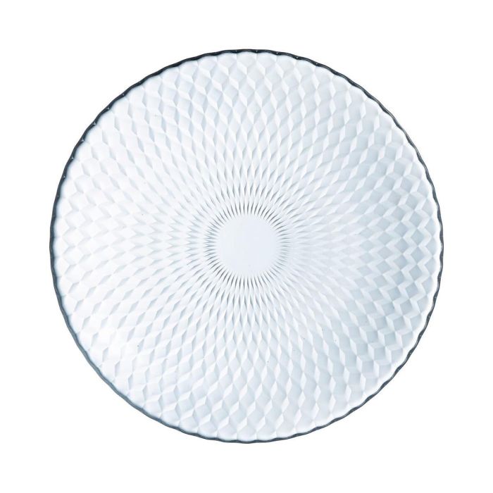 Plato Llano Luminarc Pampille Transparente Vidrio (25 cm) (24 Unidades) 1