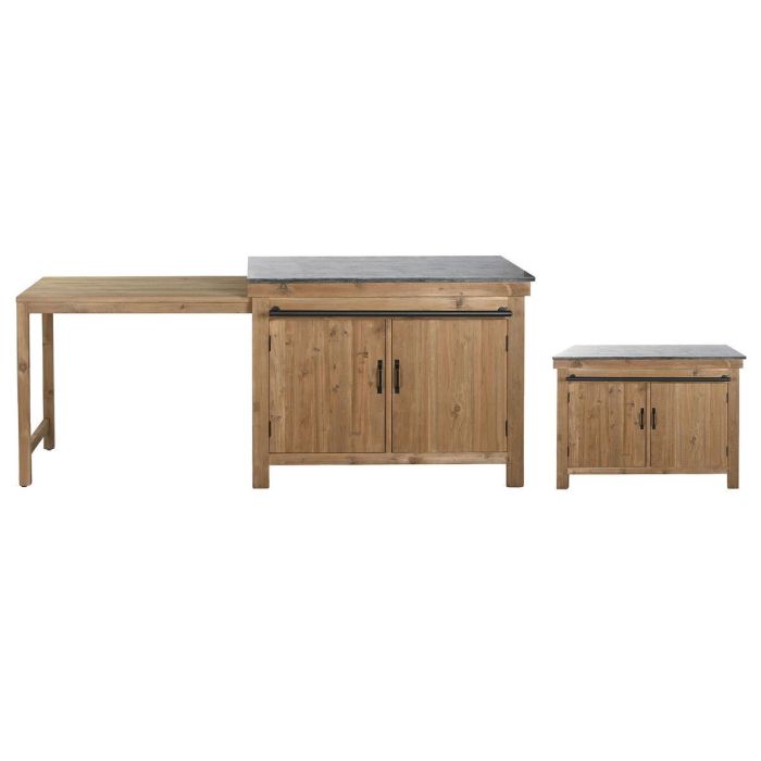 Isla Cocina Cottage DKD Home Decor Natural Negro 75 x 90 x 120 cm 1 Isla Cocina Cottage DKD Home Decor Natural Negro 75 x 90 x 120 cm 1