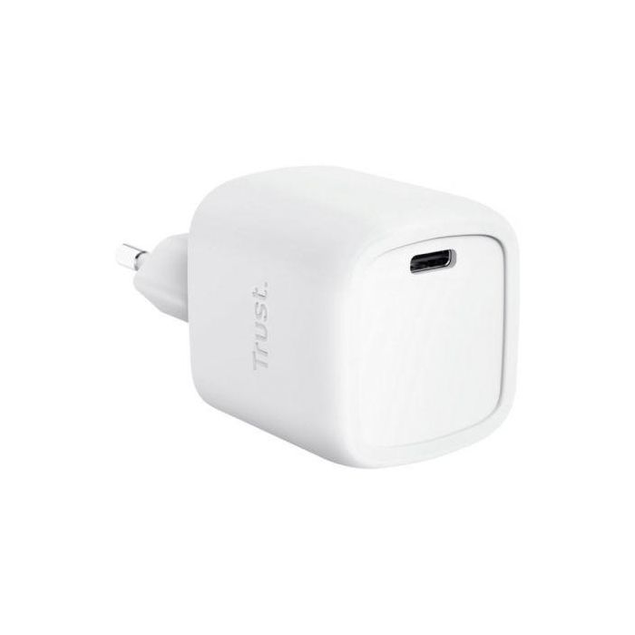Trust 25520 Cargador Pared GaN Maxo 30W USB-C Rápida UE Trust 25520 Cargador Pared GaN Maxo 30W USB-C Rápida UE