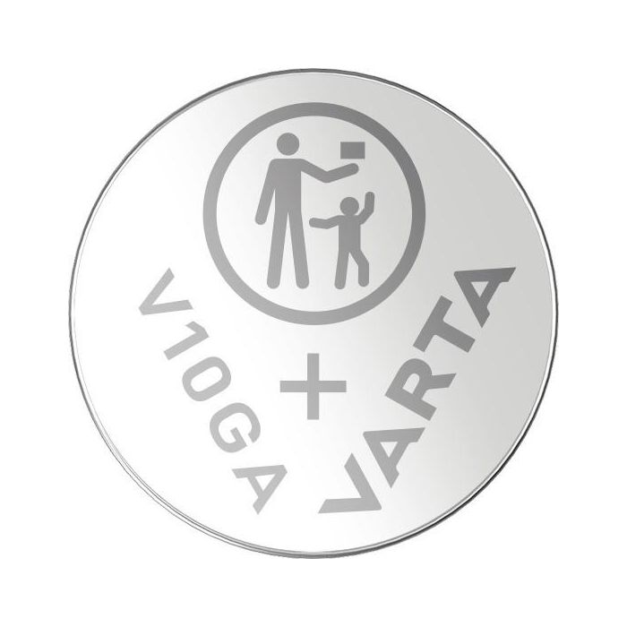 Varta Pila Botón Alcalina LR54 V10GA 1,5V Ø11,6x3,0mm No Recargable 2 Varta Pila Botón Alcalina LR54 V10GA 1,5V Ø11,6x3,0mm No Recargable 2