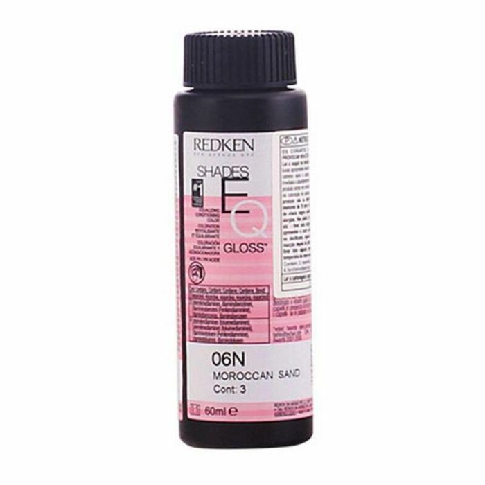 Redken SHADES EQ GLOSS 06N MOROCCAN SAND - Coloración acondicionadora semipermanente sin amoniaco 60ml