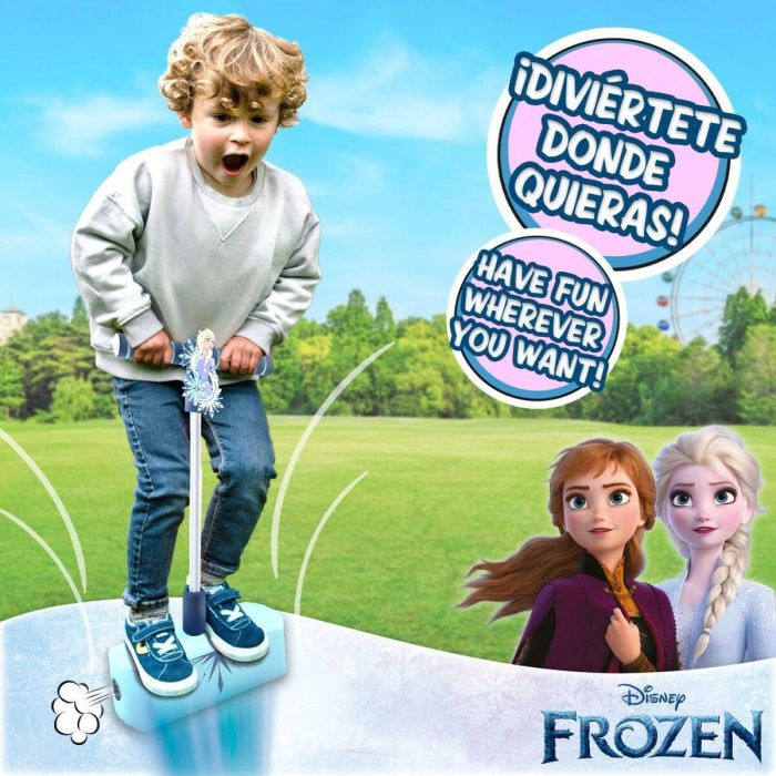 Saltador pogo Frozen 3D Azul Infantil (4 Unidades) 4 Saltador pogo Frozen 3D Azul Infantil (4 Unidades) 4