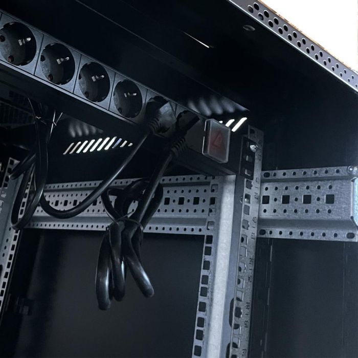 Armario Rack 19 Pulgadas Phasak - Pro 22 Unidades Negro 2