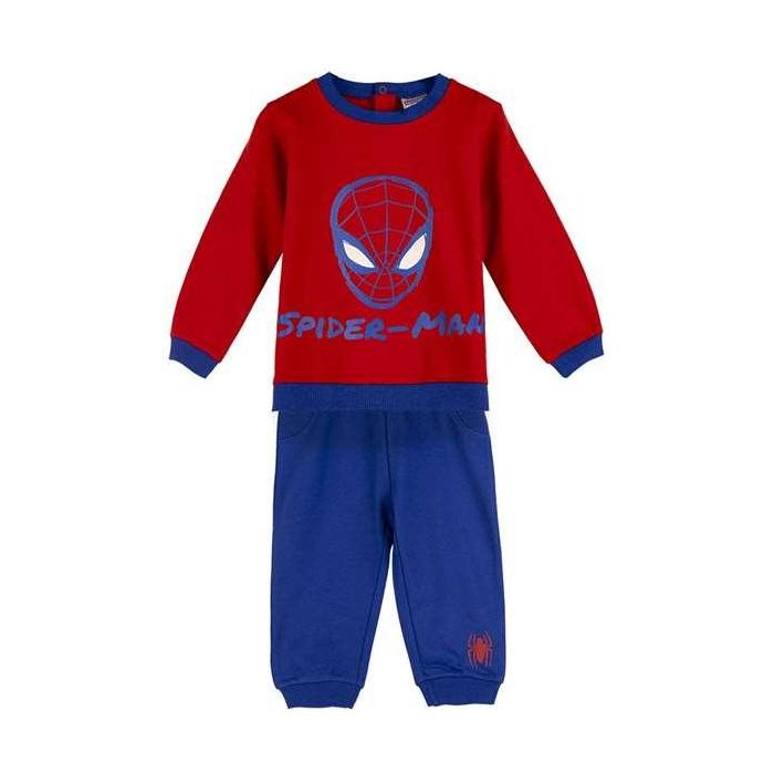 Chándal Infantil Spider-Man Azul Rojo 36 Meses Chándal Infantil Spider-Man Azul Rojo 36 Meses