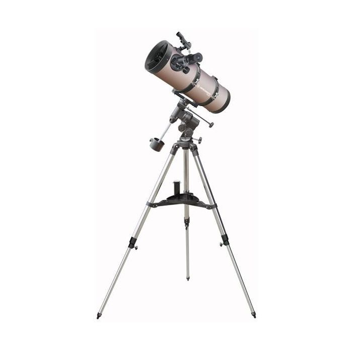 Bresser Pluto 114/500 EQ Spiegelteleskop, Telescopio de Diseño Carbono