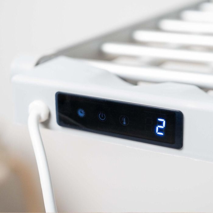 Tendedero Eléctrico Plegable con Alas, Pantalla Táctil, Temporizador y Control de Temperatura Warmmat InnovaGoods 230 W 20 Barra 7