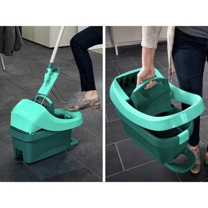 Leifheit Cubo de Fregar Profi con Sistema de Escurrido Giratorio, Ruedas y Asa de Transporte - Accionamiento por Pedal 3 Leifheit Cubo de Fregar Profi con Sistema de Escurrido Giratorio, Ruedas y Asa de Transporte - Accionamiento por Pedal 3