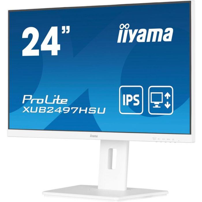 iiyama XUB2497HSN-W2 Monitor 24" IPS Full HD 1080p 100Hz 1ms MPRT Blanco, Altura Ajustable, HDMI, DP, USB Hub 11 iiyama XUB2497HSN-W2 Monitor 24" IPS Full HD 1080p 100Hz 1ms MPRT Blanco, Altura Ajustable, HDMI, DP, USB Hub 11