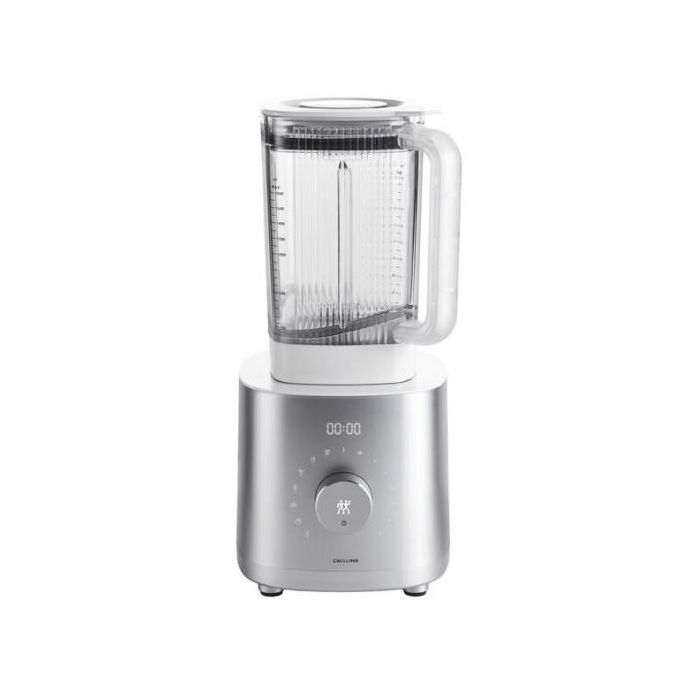 Zwilling Batidora de Vaso PRO 1.8 L, 1200 W, Función Impulso, Picahielos, Plata, Fácil Limpieza