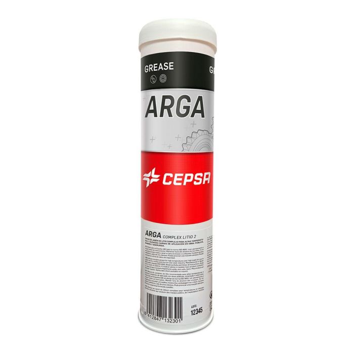 Cepsa Arga complex litio 2 Grasa de jabón de litio para lubricación de rodamientos y cojinetes, 400 g