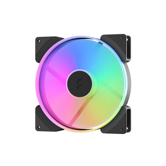 Fractal Design Prisma AL-18 PWM Ventilador para Carcasa del Ordenador 18 cm Negro, Blanco 2 Piezas FD-FAN-PRI-AL18-PWM-2P 1