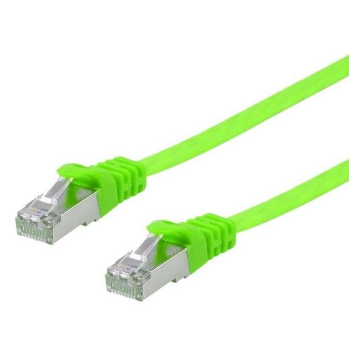 Equip Patchkabel Cat6A U/FTP 2xRJ45 1.00m grün Flach LSZH Polybeutel
