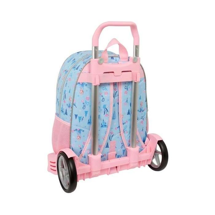 Mochila Escolar con Ruedas Frozen Ice magic Azul 33 x 42 x 14 cm 1