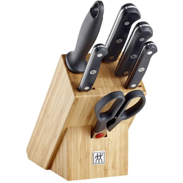 Zwilling 36131-002-0 - Juego de Cuchillos Gourmet de 7 Piezas con Bloque de Bambú 0 Zwilling 36131-002-0 - Juego de Cuchillos Gourmet de 7 Piezas con Bloque de Bambú 0