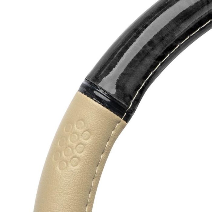 Momo Funda Volante Luxury Wood Beige-Black M MOMLSWC0LXBEB Piel Poliuretano Universal 1 Momo Funda Volante Luxury Wood Beige-Black M MOMLSWC0LXBEB Piel Poliuretano Universal 1