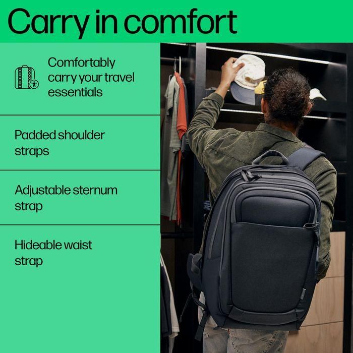 HP Mochila para Portátil Travel Plus 30L 17-inch 5 HP Mochila para Portátil Travel Plus 30L 17-inch 5