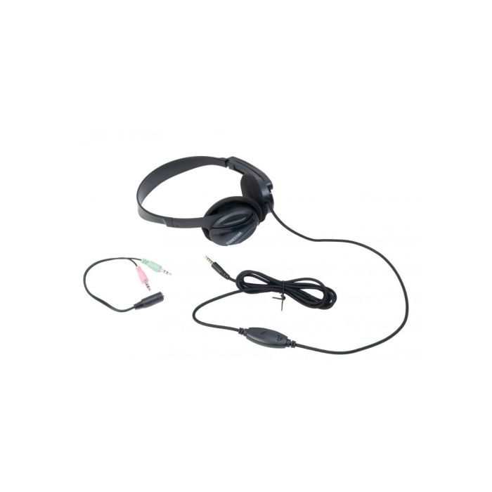 Fonestar sistem Auricular Home con Micrófono Abatible, Altavoces 40mm, Jack 3.5mm para PC, Teletrabajo y Multimedia 2