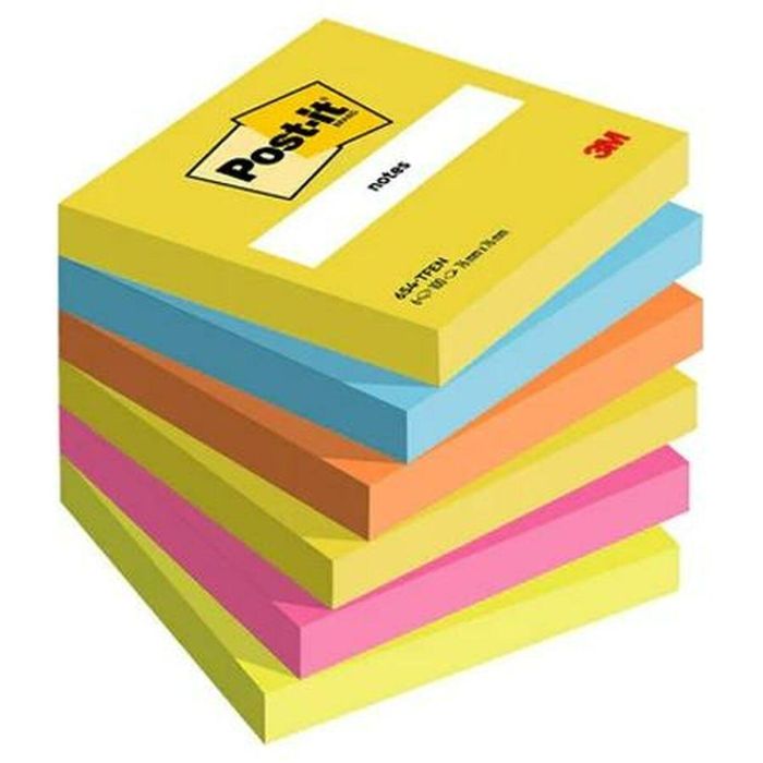 Bloc de Notas Post-it 76 x 76 mm Multicolor 100 Hojas (12 Unidades) 1