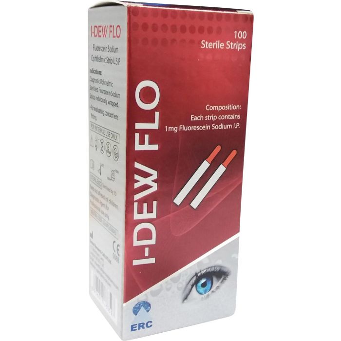 Tiras Reactivas Fluoresceina Fluorect 100 Unidades Kruuse Tiras Reactivas Fluoresceina Fluorect 100 Unidades Kruuse