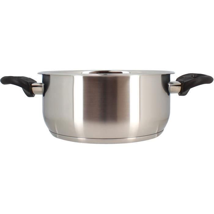 Horno holandés - MENASTYL - Primeros 20 cm - Acero inoxidable - Apto para todo tipo de fuegos, incluida inducción 5 Horno holandés - MENASTYL - Primeros 20 cm - Acero inoxidable - Apto para todo tipo de fuegos, incluida inducción 5