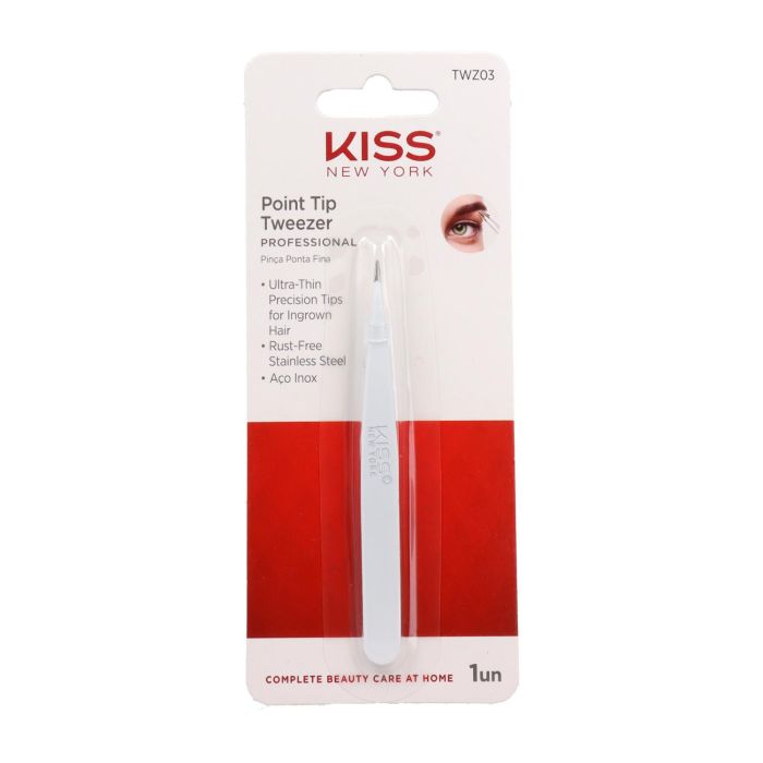 Red Kiss Ksny Point Tip Tweezer Pinza Depilar