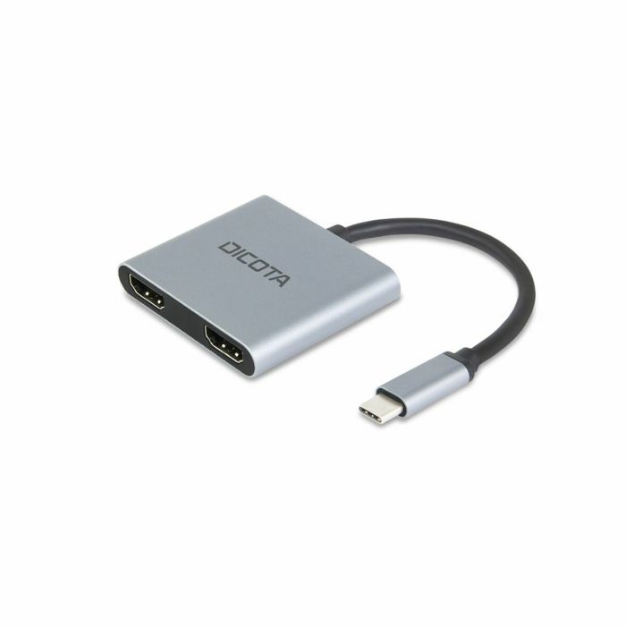 Hub USB Dicota D32063 100 W Plateado 2