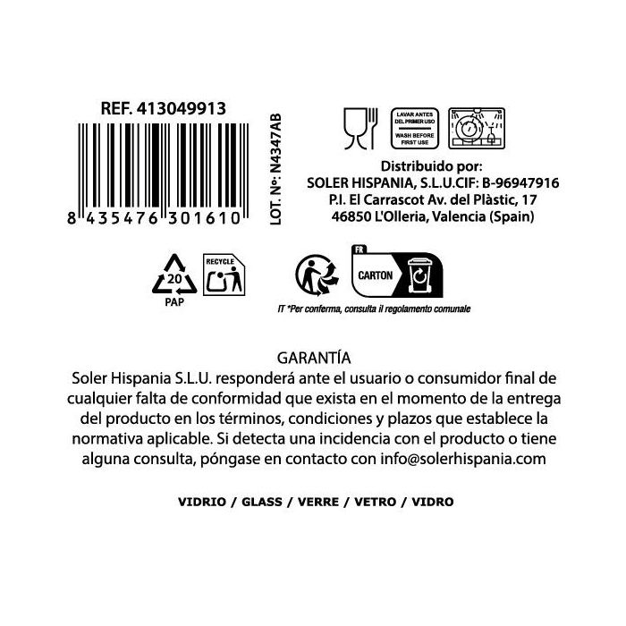 Vaso Nalon Fiber 360 cc - Inde (48 Unidades) 3 Vaso Nalon Fiber 360 cc - Inde (48 Unidades) 3