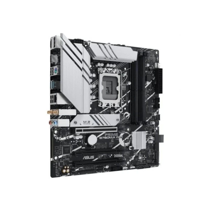 Placa Asus Prime B760M-A Wifi,Intel,1700,B760,4Ddr5,128Gb,2Hdmi+Dp,4Sata+2M.2,2Usb 3.2+Usb-C,2.5Gb+Wifi6E+Bt5.2,Matx 2