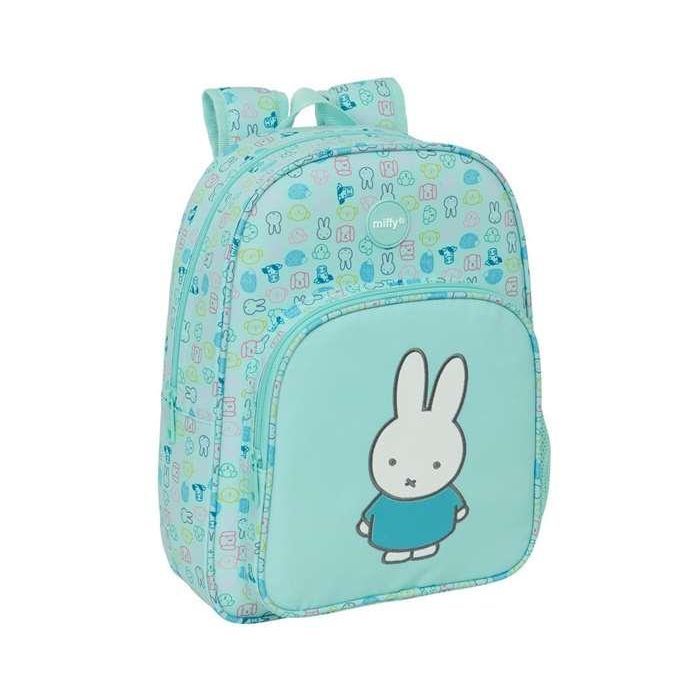 Safta Mochila Infantil Adaptable a Carro Reciclada Repelente al Agua Miffy Friends 340x260x110 mm Safta Mochila Infantil Adaptable a Carro Reciclada Repelente al Agua Miffy Friends 340x260x110 mm