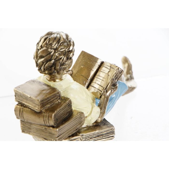 DKD Home Decor Figura Moderno 12 Unidades 5.5 x 7.5 x 14.5 cm Amarillo Azul 2