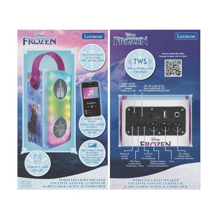Lexibook Altavoz Bluetooth con Micrófono Frozen para Niños de 3+ Años 24 Lexibook Altavoz Bluetooth con Micrófono Frozen para Niños de 3+ Años 24