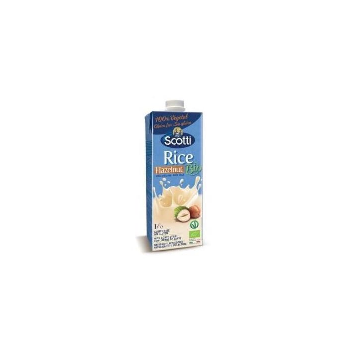 SCOTTI Bebida Vegetal de Arroz y Avellanas 1L Bio Sin Gluten