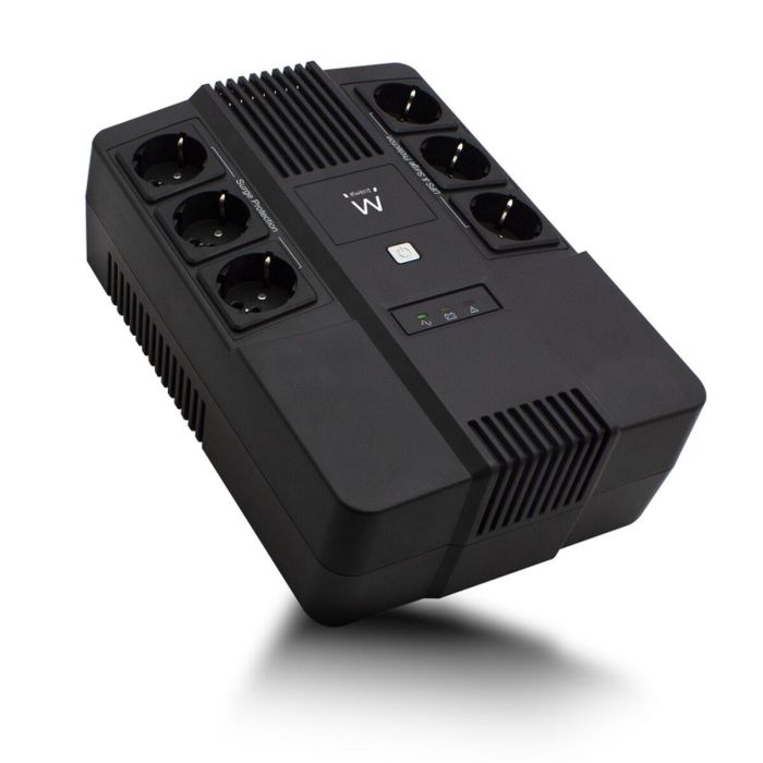 Ewent EW3945 SAI UPS Línea Interactiva 600 VA 360 W - 6 Salidas, 10 min Respaldo, AVR y Protección Ewent EW3945 SAI UPS Línea Interactiva 600 VA 360 W - 6 Salidas, 10 min Respaldo, AVR y Protección