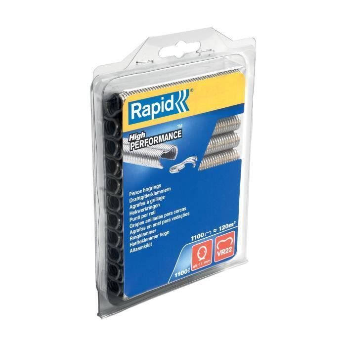 Blister 1100 grapas o anillos para cercas vr22 mod. 1.1m galvanizada 40108806 rapid Blister 1100 grapas o anillos para cercas vr22 mod. 1.1m galvanizada 40108806 rapid