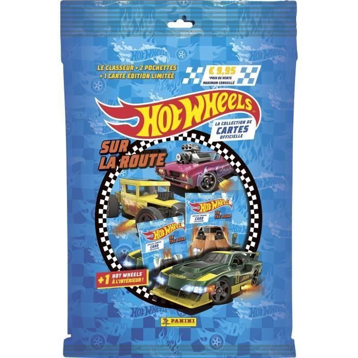 Pack de inicio - PANINI - Hot Wheels TC - Carpeta + 2 bolsillos + 1 tarjeta EL - 12 pegatinas 2 Pack de inicio - PANINI - Hot Wheels TC - Carpeta + 2 bolsillos + 1 tarjeta EL - 12 pegatinas 2