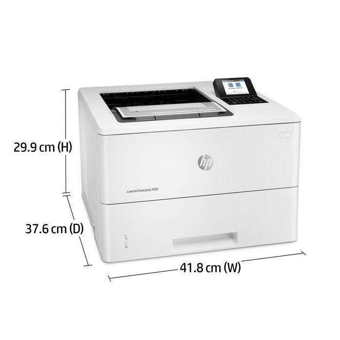 HP LaserJet Enterprise M507dn 1PV87A - Impresora láser, 1200x1200 DPI, A4, 43 ppm, dúplex, lista para redes, blanca 17
