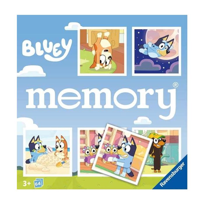 Ravensburger 4005556226467 Gran memoria Bluey Juego de Memoria para Niños a Partir de 3 Años 1
