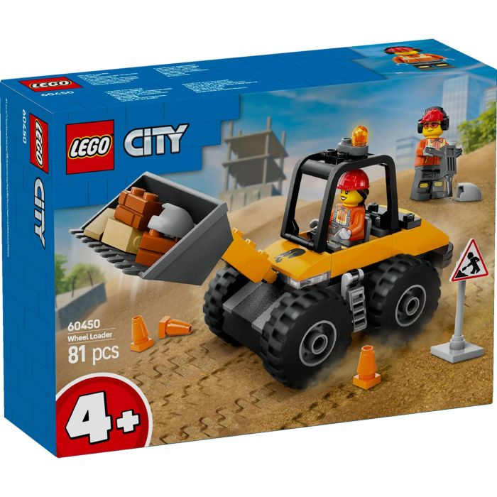 LEGO 60450 City Cargadora con Ruedas Amarilla, Set de Construcción de Juguete para Niños +4 Años con Excavadora, Pala y Minifiguras 9 LEGO 60450 City Cargadora con Ruedas Amarilla, Set de Construcción de Juguete para Niños +4 Años con Excavadora, Pala y Minifiguras 9