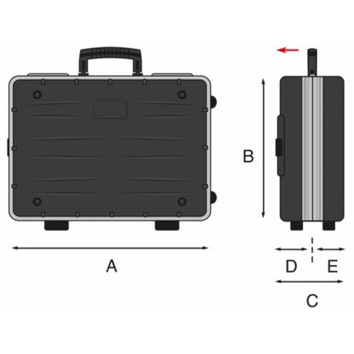 Maletín de Herramientas GT Line Revo21 Polipropileno 1