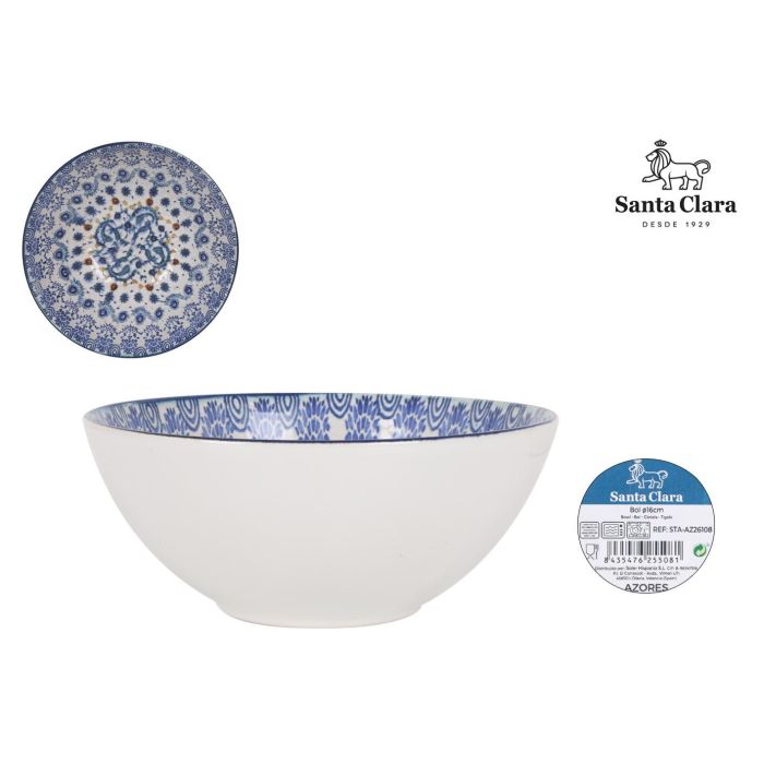 Bol para Cereales Azores Monaco 16 cm - Santa Clara (24 Unidades) Bol para Cereales Azores Monaco 16 cm - Santa Clara (24 Unidades)